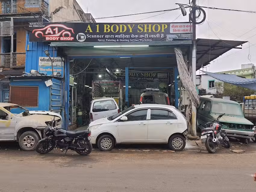 A-1 bodyshop||Best denting and painting workshop in mhow|| Best Car Repairing In Mhow || Best Car Service