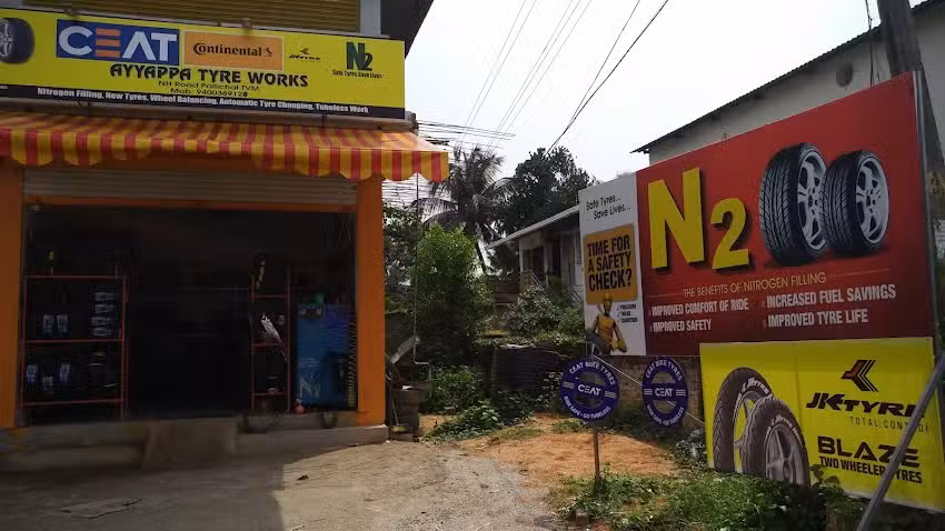 Ayyappa Tyres & Ev repair shop &Ola accessories fitting works