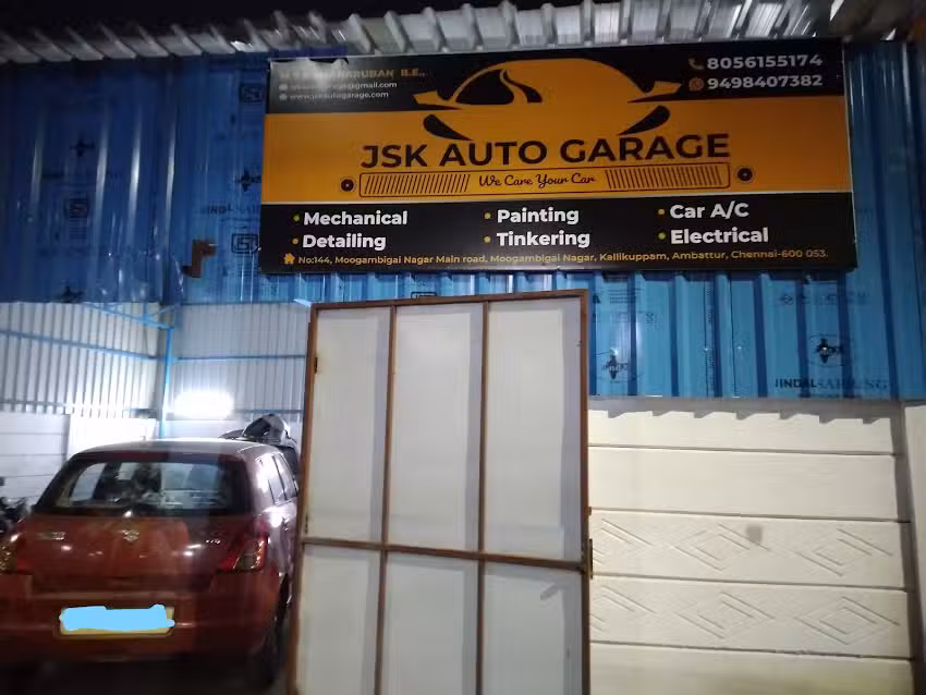 JSK AUTO GARAGE MULTI BRAND CAR SERVICE CENTER AND DETAILING TRAINING ACADEMY