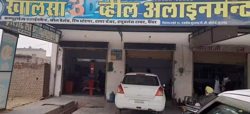 Khslsa 3D wheel alinment car