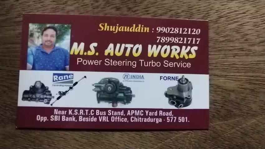M S Auto works power steering turbo service