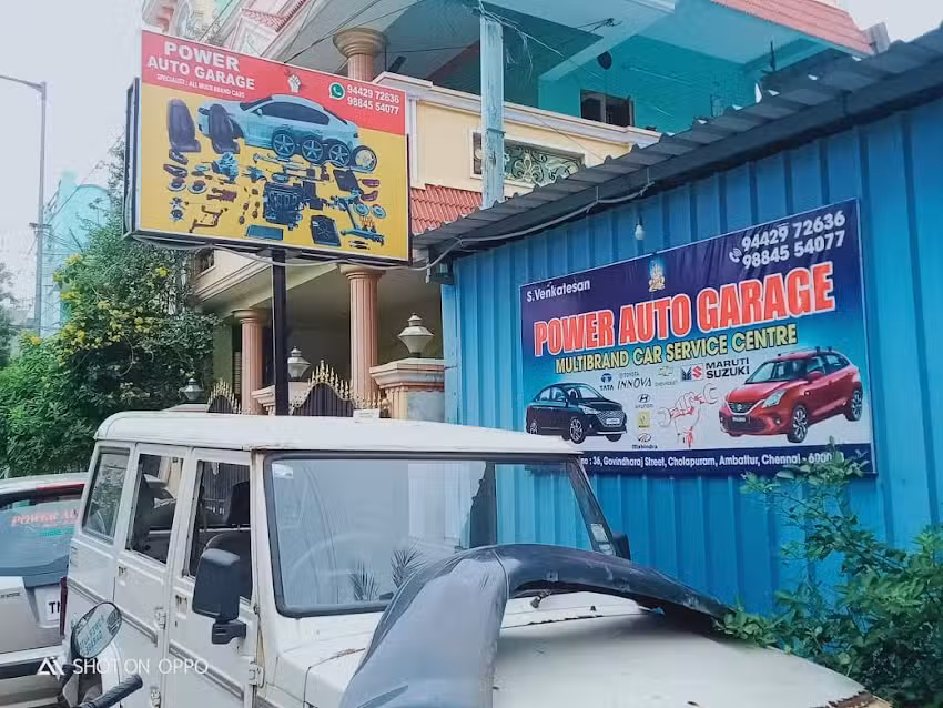Power Auto Garage Car Service Centre| Tinkering| Painting| Car Wash Ambattur Chennai