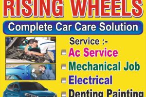 Rising wheels car workshop