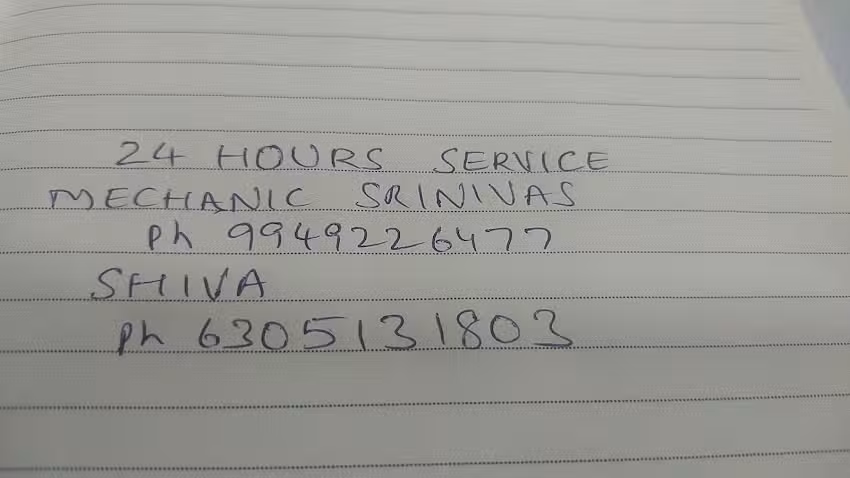 Srinivas car and 4 wheel mechanic