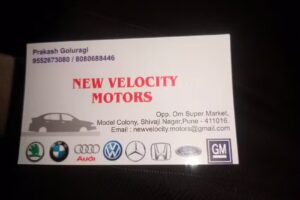 Velocity motors,model colony,Shivani nagar pune